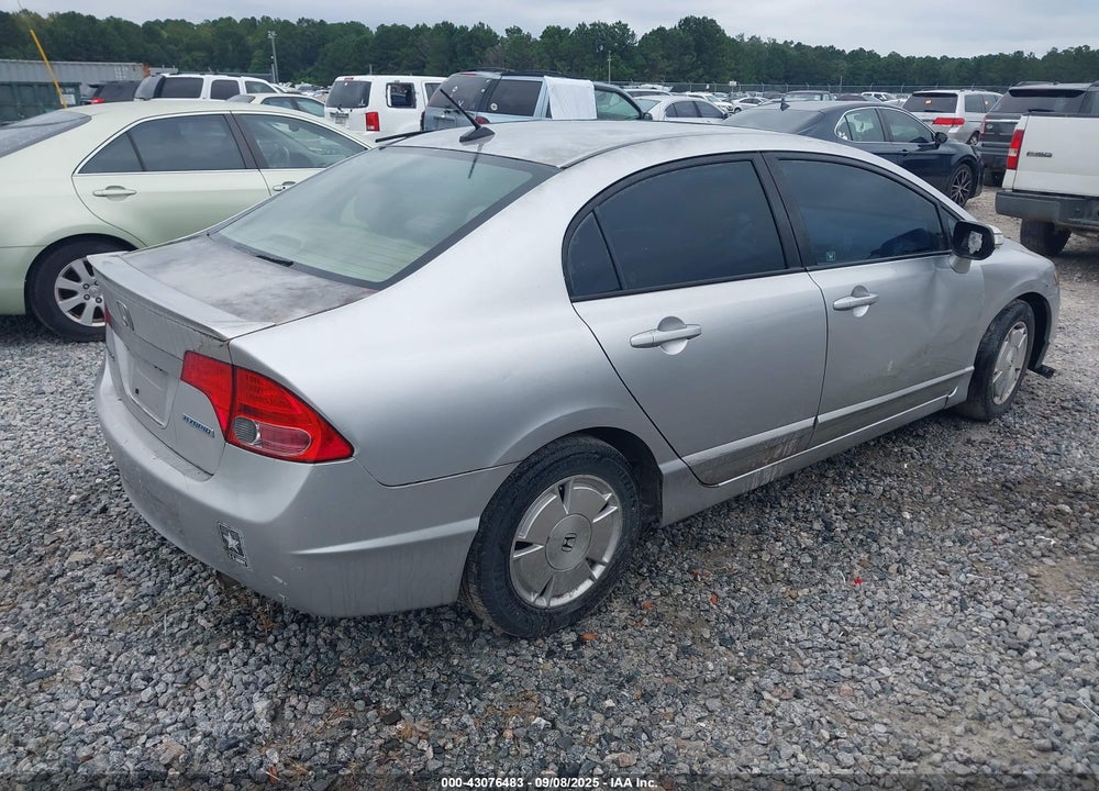 2008 HONDA CIVIC HYBRID VIN: JHMFA36268S026909