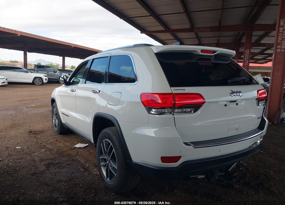 2017 JEEP GRAND CHEROKEE LIMITED 4X2 VIN: 1C4RJEBG0HC736250