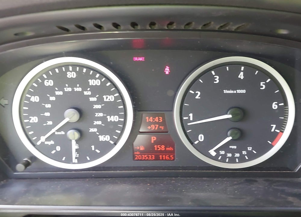 2006 BMW 5 SERIES VIN: WBANN73576CN02886