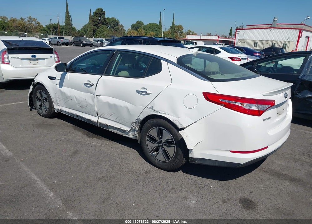 2013 KIA OPTIMA HYBRID VIN: KNAGM4AD9D5038747