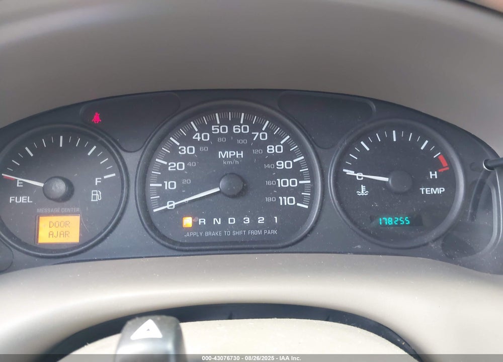 2003 OLDSMOBILE SILHOUETTE PREMIERE VIN: 1GHDX13E53D320674