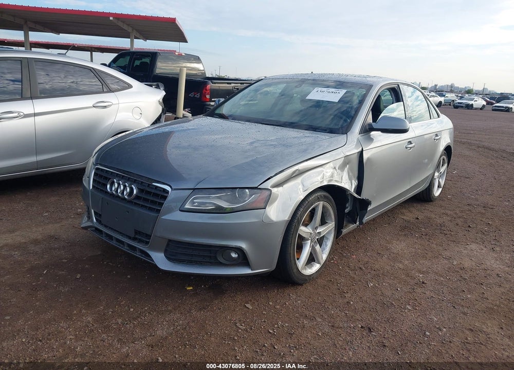 2011 AUDI A4 2.0T PREMIUM VIN: WAUEFAFL9BN030502