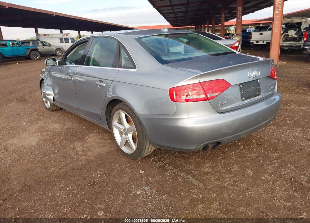 2011 AUDI A4 2.0T PREMIUM VIN: WAUEFAFL9BN030502