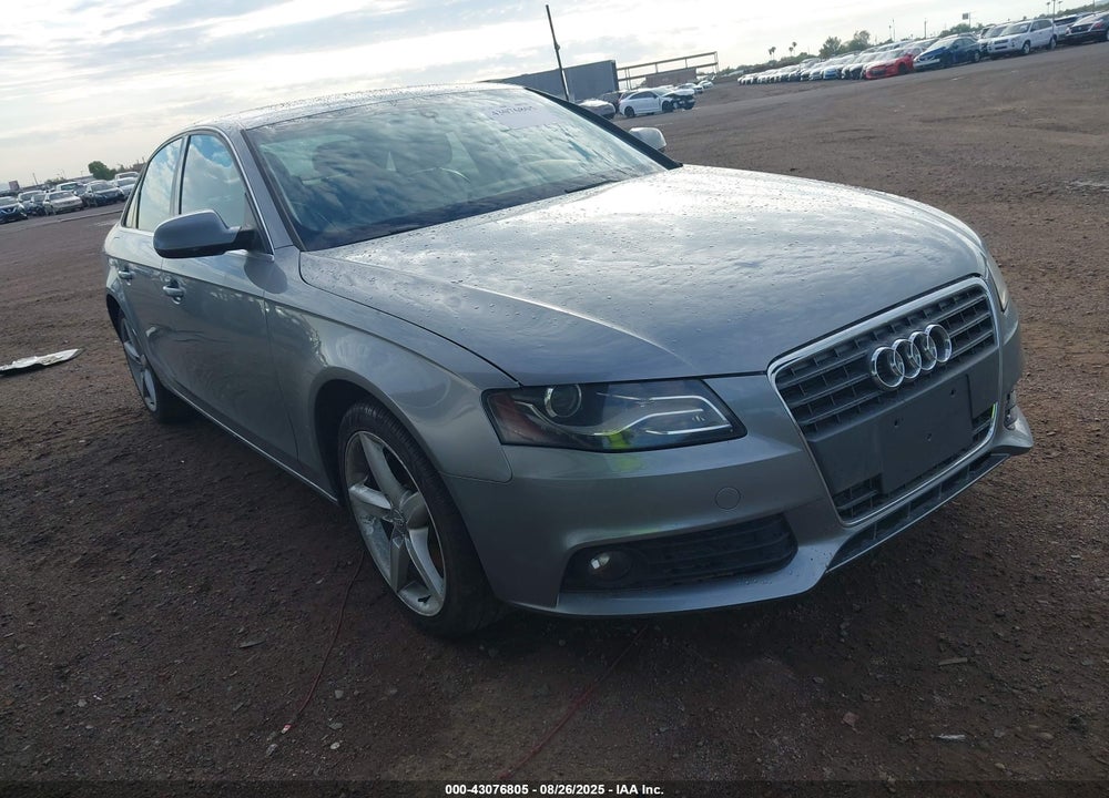 2011 AUDI A4 2.0T PREMIUM VIN: WAUEFAFL9BN030502