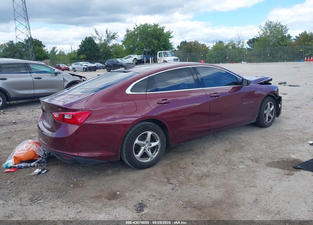 2016 CHEVROLET MALIBU VIN: 1G1ZB5STXGF294478
