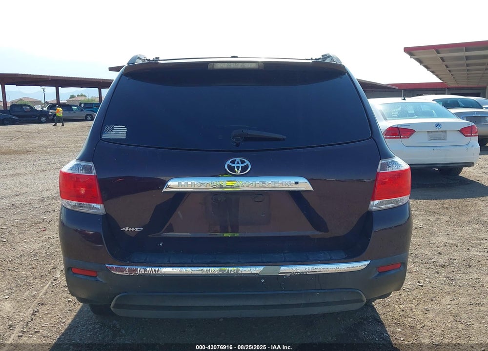 2012 TOYOTA HIGHLANDER VIN: 5TDDK3EH1CS137641