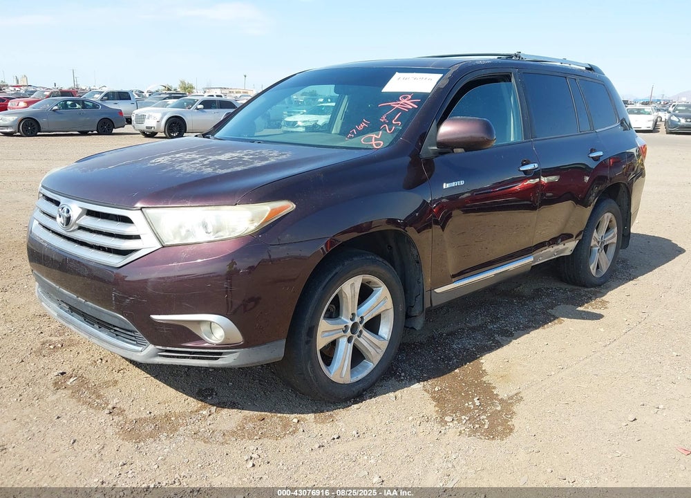 2012 TOYOTA HIGHLANDER VIN: 5TDDK3EH1CS137641