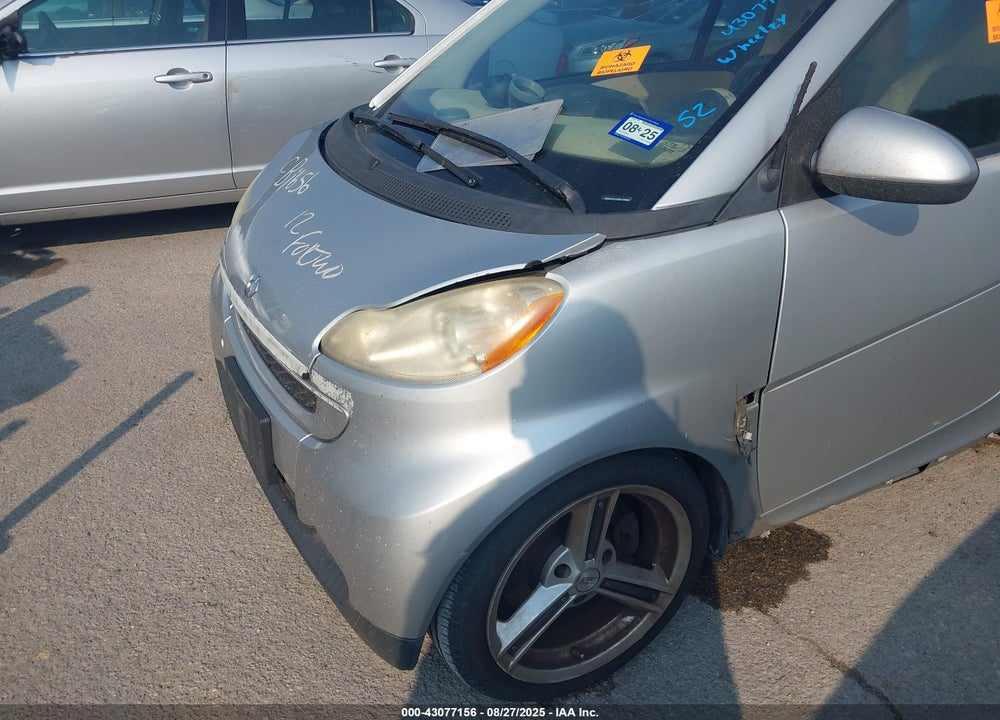 2008 SMART FORTWO VIN: WMEEJ31X38K129996