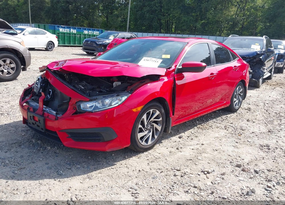 2016 HONDA CIVIC EX VIN: 2HGFC2F75GH556667