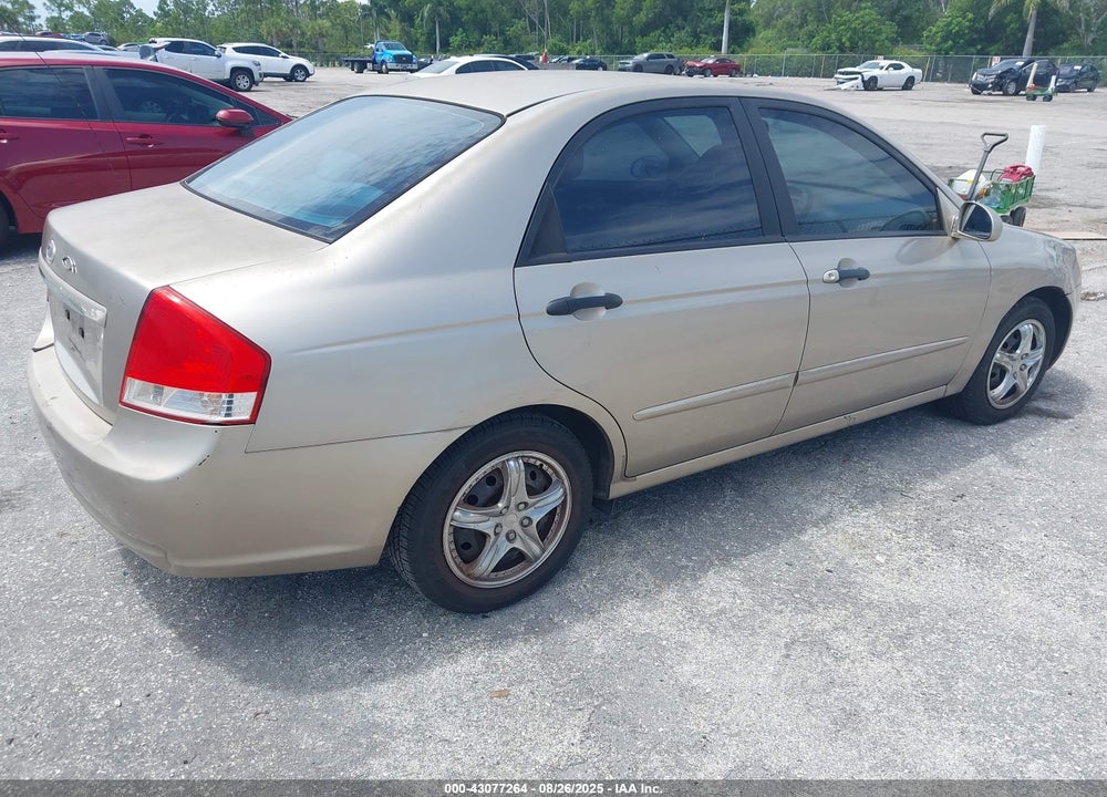 2007 KIA SPECTRA EX VIN: KNAFE121X75456489