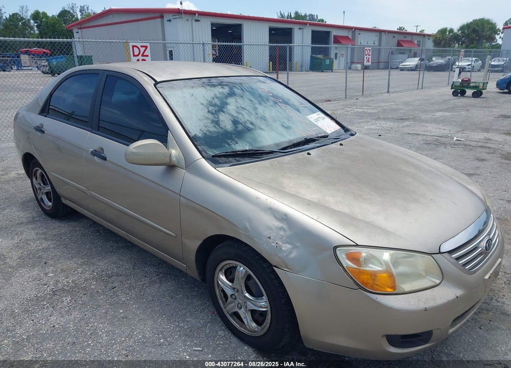 2007 KIA SPECTRA EX VIN: KNAFE121X75456489