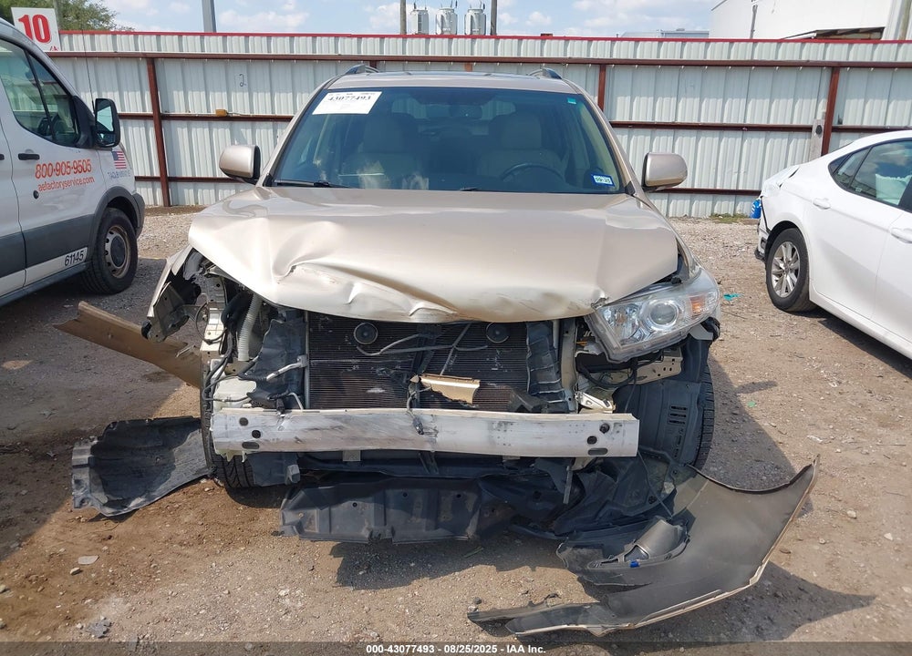 2012 TOYOTA HIGHLANDER VIN: 5TDYK3EH1CS050937