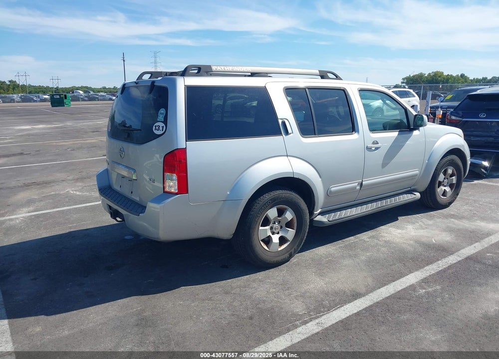 2006 NISSAN PATHFINDER SE VIN: 5N1AR18U76C633816