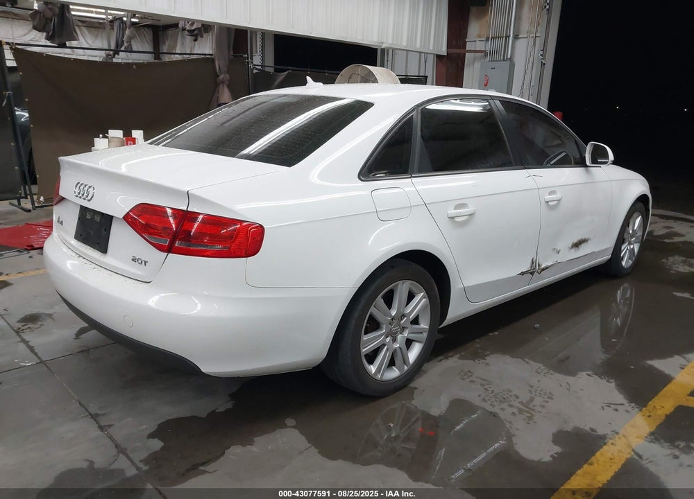 2009 AUDI A4 VIN: WAUJF78K99N052516