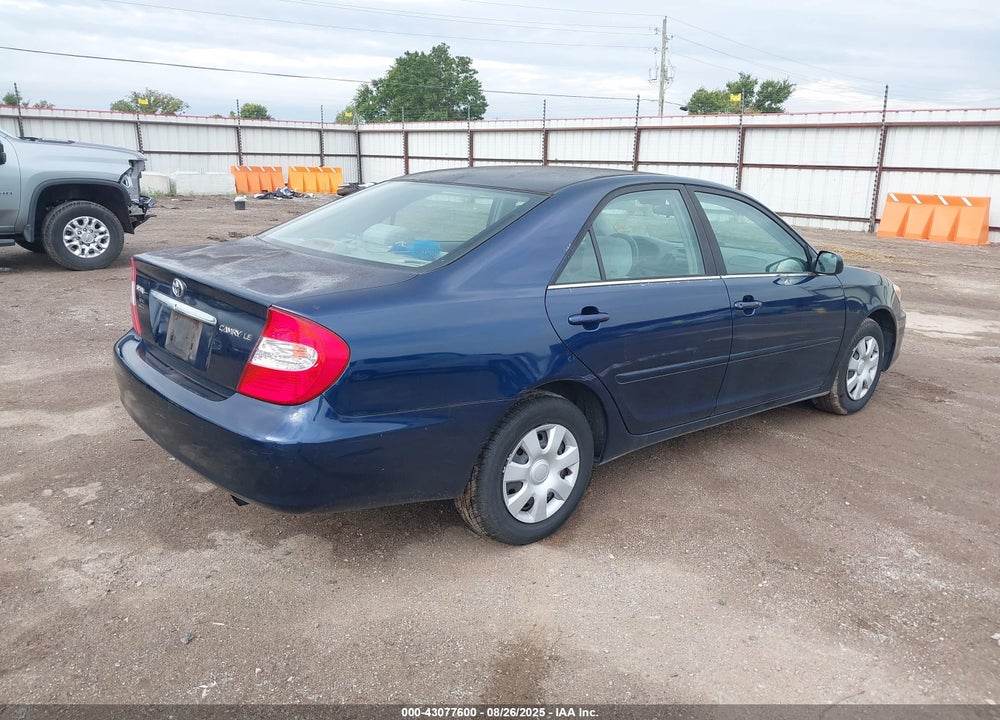 2003 TOYOTA CAMRY LE VIN: 4T1BE32K93U202421