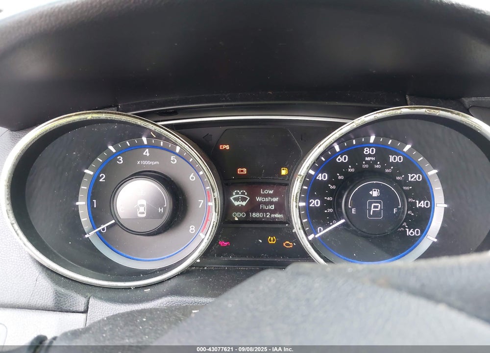2012 HYUNDAI SONATA VIN: 5NPEB4AC1CH387164