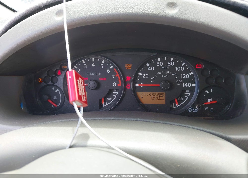 2009 NISSAN FRONTIER VIN: 1N6AD07W49C425782