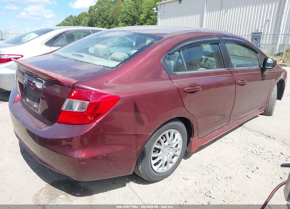 2012 HONDA CIVIC VIN: 19XFB2F54CE046882