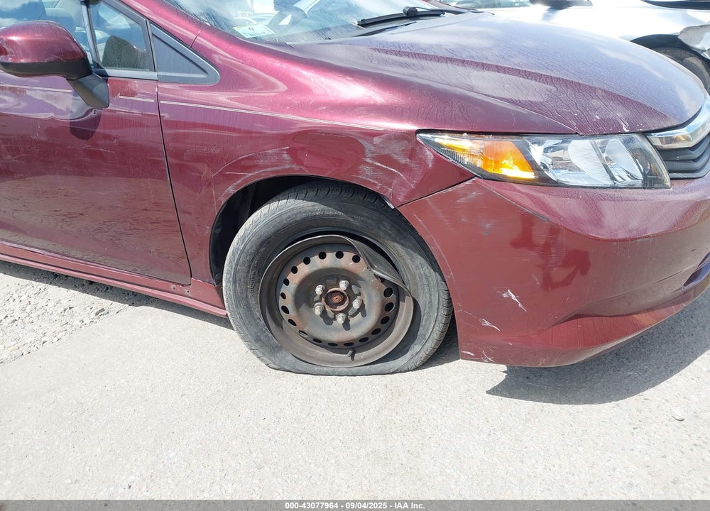 2012 HONDA CIVIC VIN: 19XFB2F54CE046882