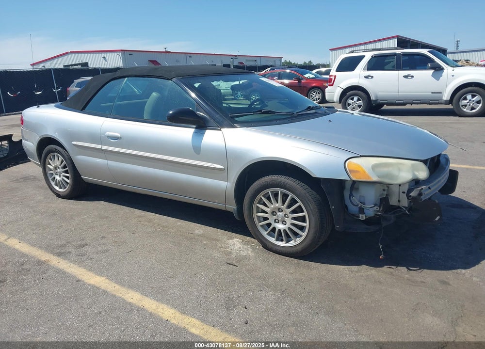 2005 CHRYSLER SEBRING TOURING VIN: 1C3EL55R65N633845