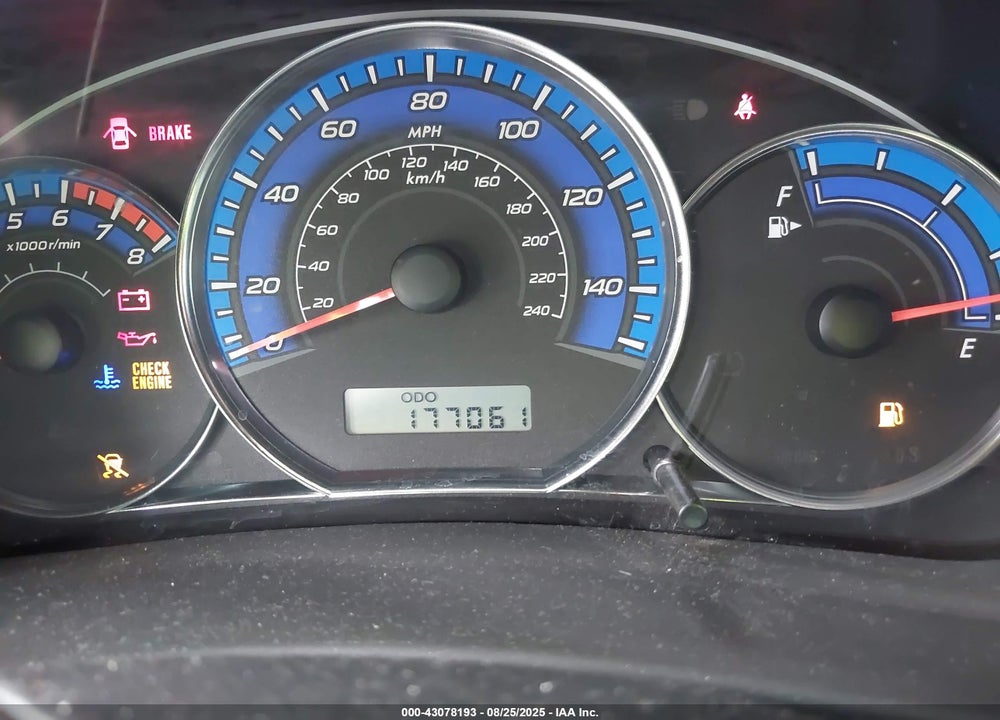 2009 SUBARU FORESTER VIN: JF2SH61679G747706