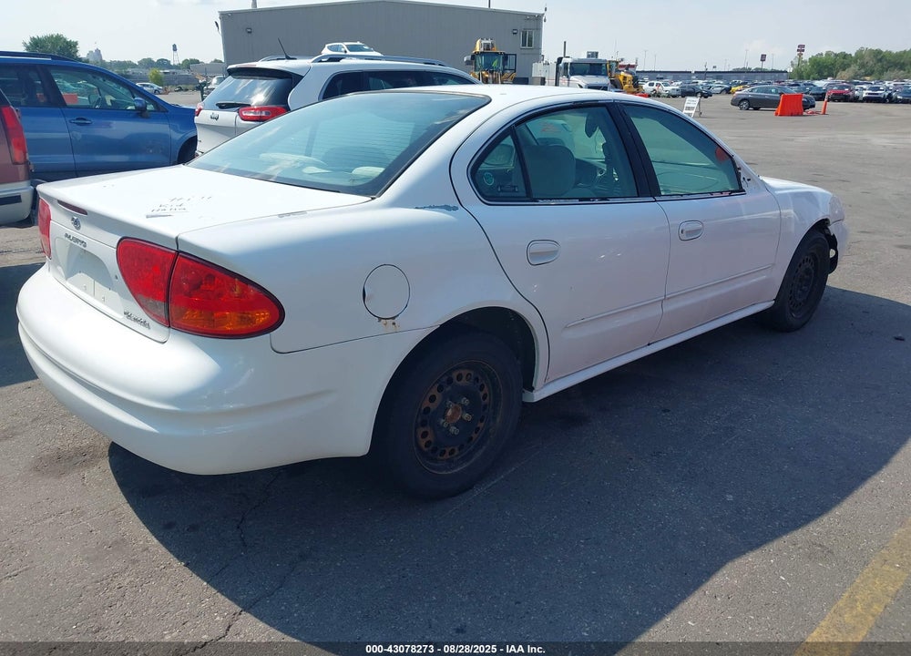 2002 OLDSMOBILE ALERO GL1 VIN: 1G3NL52F22C247419