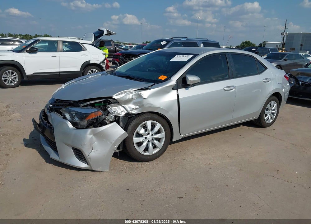 2016 TOYOTA COROLLA LE VIN: 5YFBURHE7GP500612