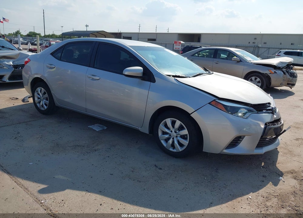 2016 TOYOTA COROLLA LE VIN: 5YFBURHE7GP500612