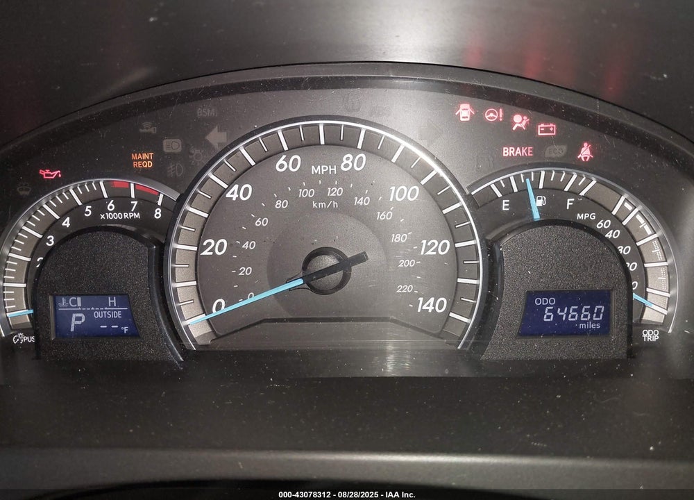 2013 TOYOTA CAMRY VIN: 4T1BF1FK9DU678441