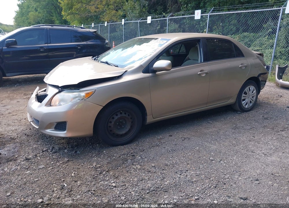 2009 TOYOTA COROLLA XLE VIN: 2T1BU40E79C119229