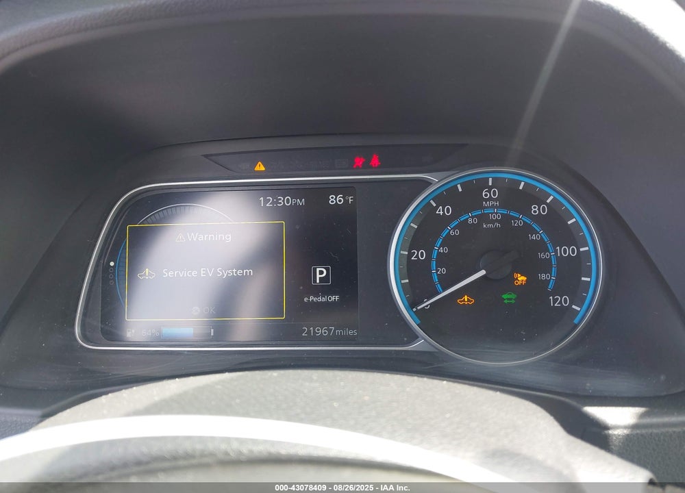2020 NISSAN LEAF S 40 KWH VIN: 1N4AZ1BPXLC308022