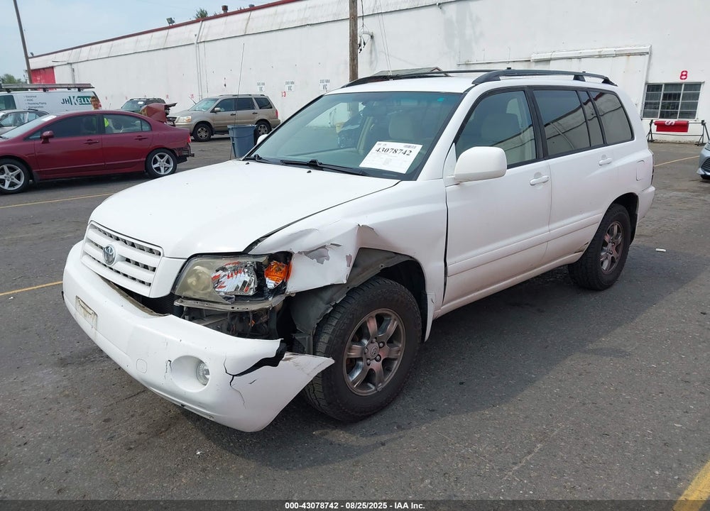 2005 TOYOTA HIGHLANDER V6 VIN: JTEDP21A650044376