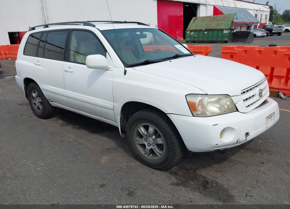 2005 TOYOTA HIGHLANDER V6 VIN: JTEDP21A650044376