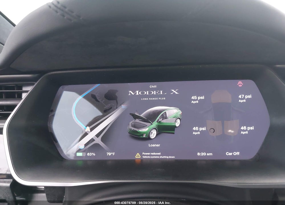 2020 TESLA MODEL X VIN: 5YJXCDE25LF296064