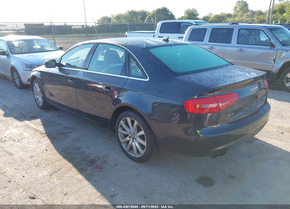 2013 AUDI A4 VIN: WAUFFAFL9DN027817