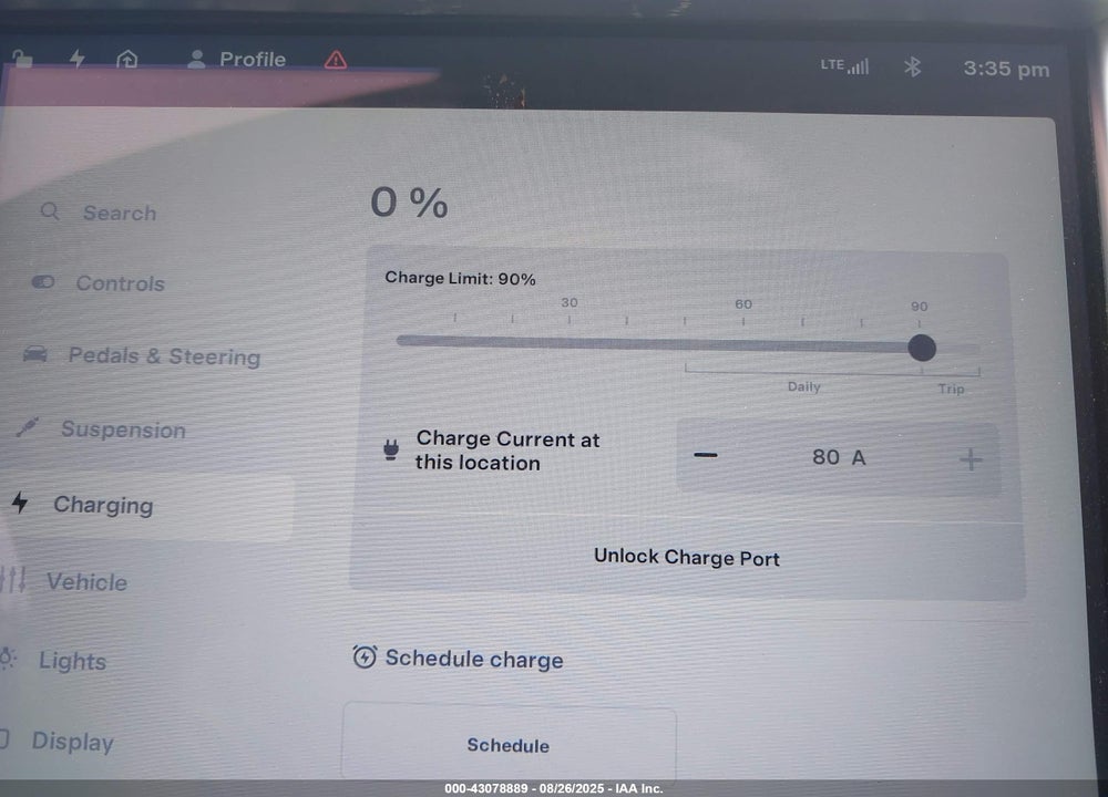 2013 TESLA MODEL S VIN: 5YJSA1DPXDFP13515