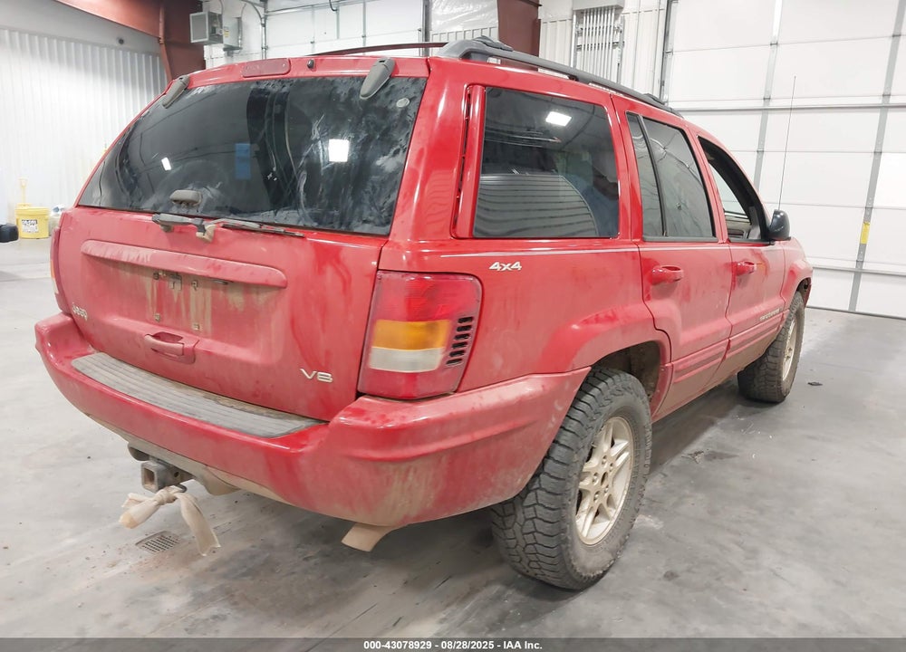 2000 JEEP GRAND CHEROKEE LIMITED VIN: 1J4GW58N5YC136803
