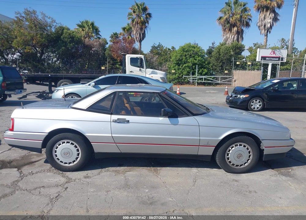 1987 CADILLAC ALLANTE VIN: 1G6VR3172HU102304