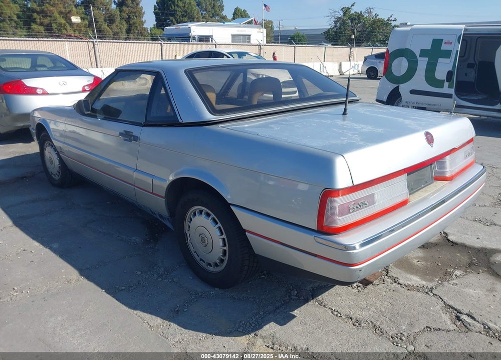 1987 CADILLAC ALLANTE VIN: 1G6VR3172HU102304