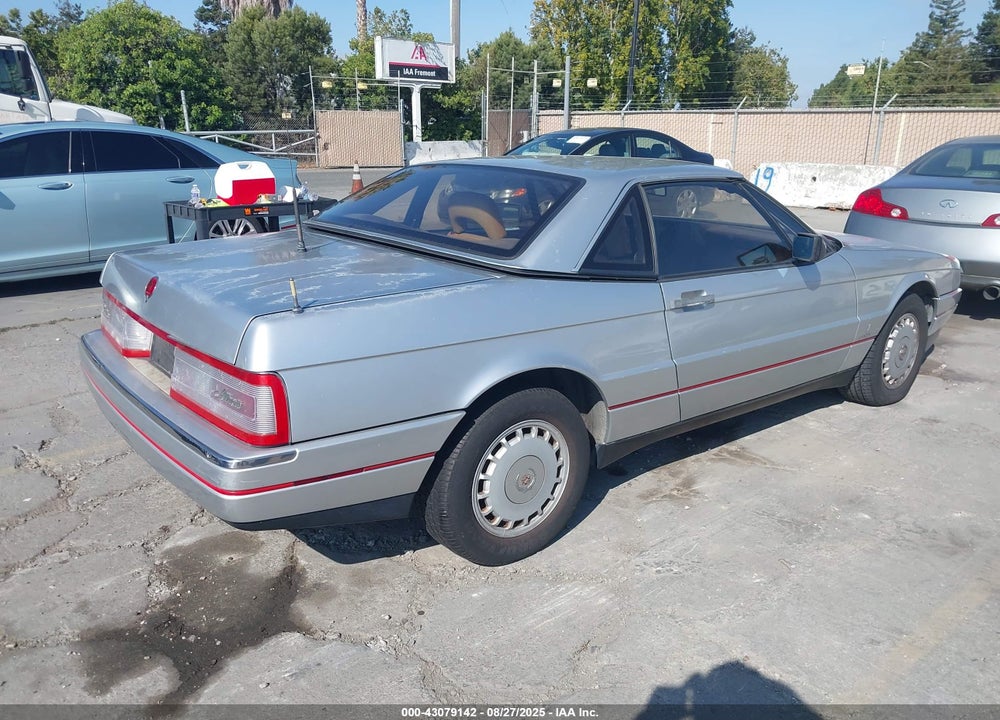 1987 CADILLAC ALLANTE VIN: 1G6VR3172HU102304