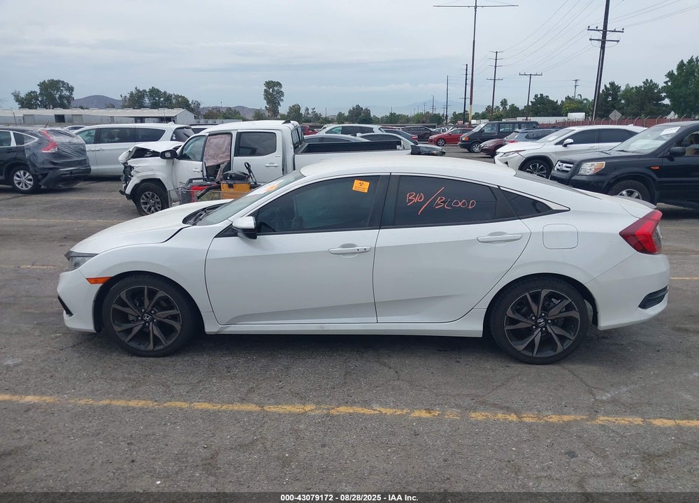 2020 HONDA CIVIC SPORT VIN: 2HGFC2F84LH572281