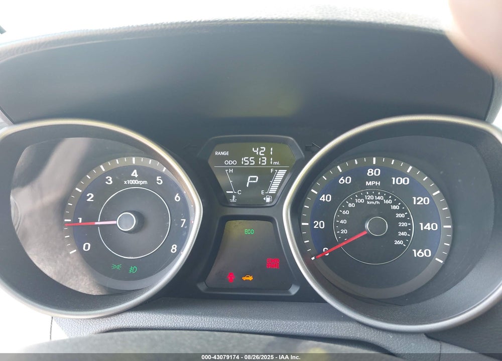2013 HYUNDAI ELANTRA VIN: 5NPDH4AE5DH401354