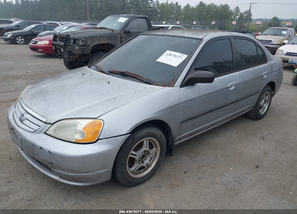 2002 HONDA CIVIC DX VIN: 2HGES16422H919059