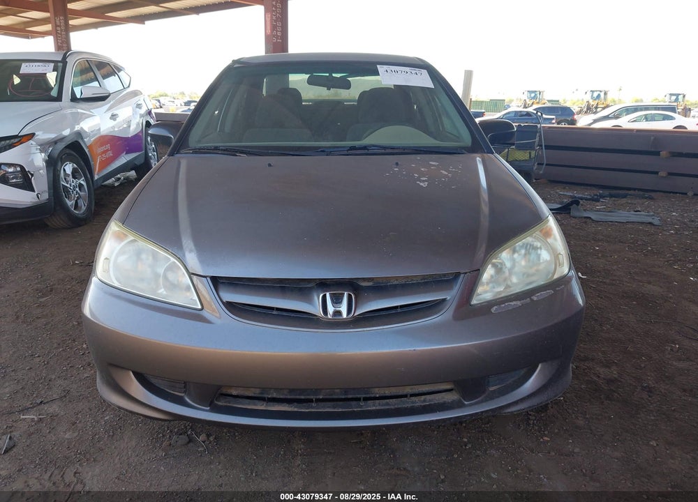 2005 HONDA CIVIC LX VIN: 2HGES16665H576908
