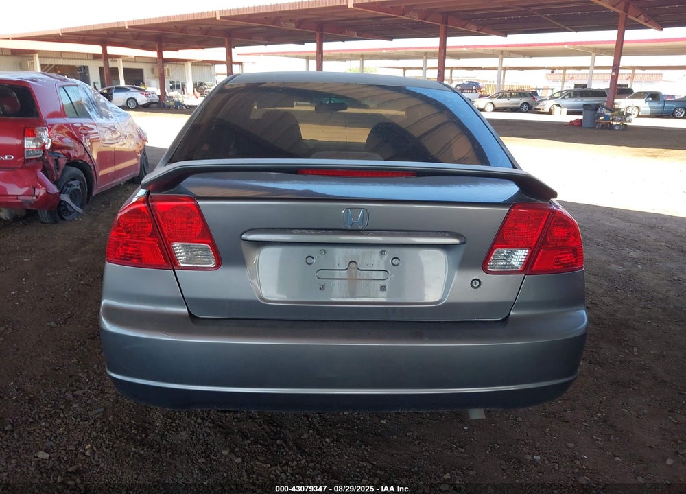 2005 HONDA CIVIC LX VIN: 2HGES16665H576908