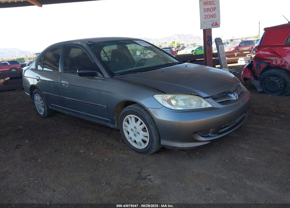 2005 HONDA CIVIC LX VIN: 2HGES16665H576908