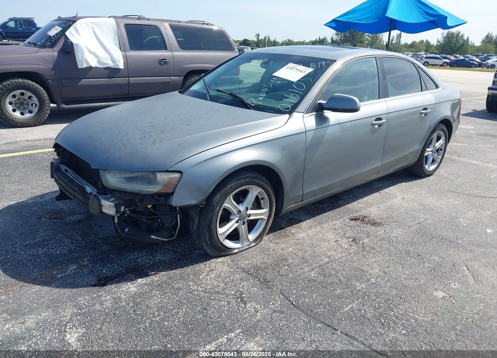 2013 AUDI A4 VIN: WAUAFAFL4DN016105