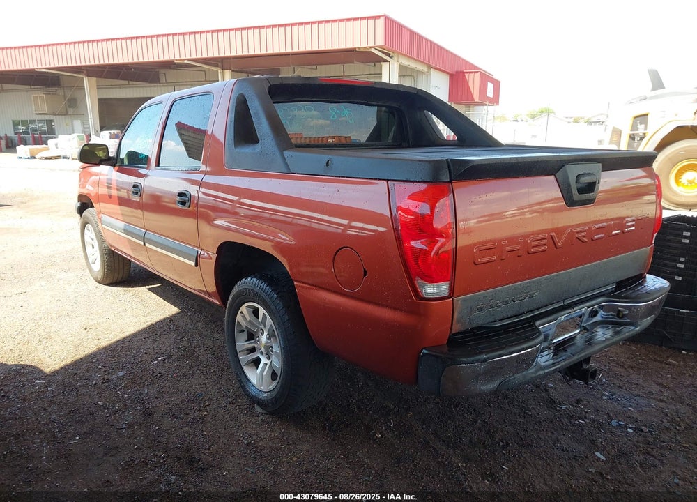 2003 CHEVROLET AVALANCHE 1500 VIN: 3GNEK13T63G283930