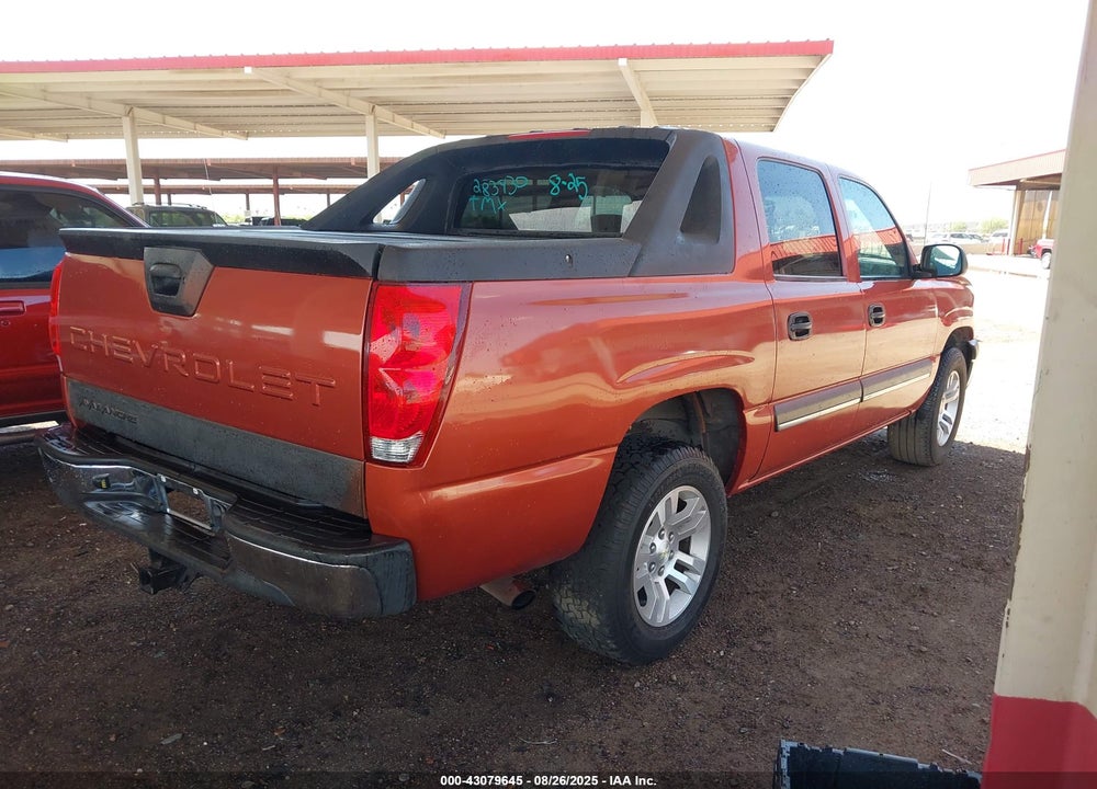 2003 CHEVROLET AVALANCHE 1500 VIN: 3GNEK13T63G283930