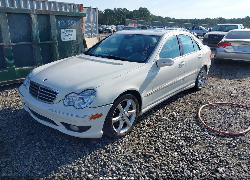 2007 MERCEDES-BENZ C 230 VIN: WDBRF52H87A942029